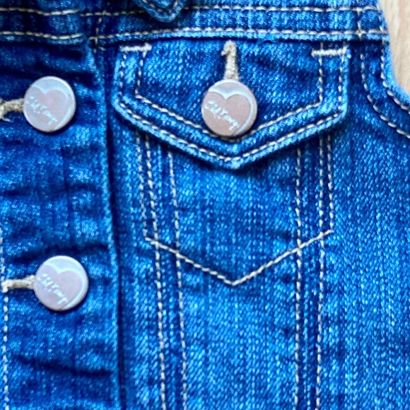 Old Navy: Denim vest - looks great over a sundress!  18-24 months. - Picture 3 of 10